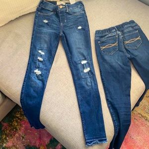 Abercrombie kids pull on skinny jeans Slim 11/12